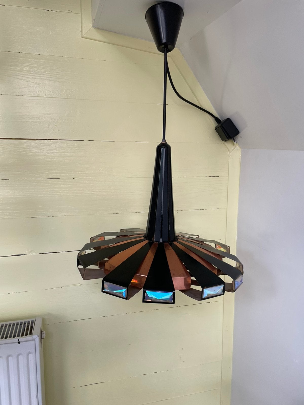 Vintage deense designlamp jaren 60, Ophalen of Verzenden, Zo goed als nieuw
