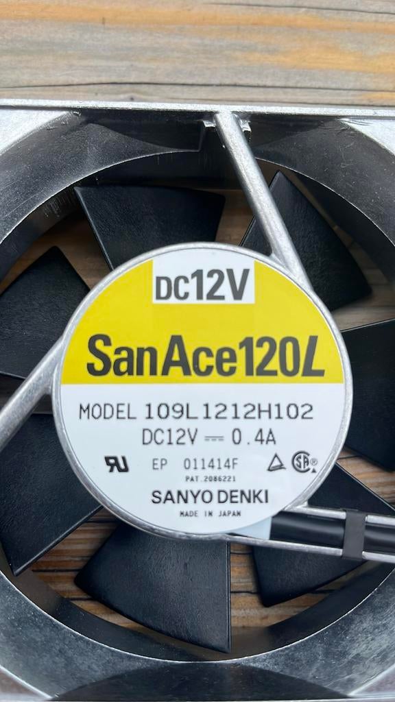 Sanyo Denki San Ace 120L DC12V Ventilator (109L1212H102), Computers en Software, Computerkoelers, Ophalen of Verzenden, Nieuw