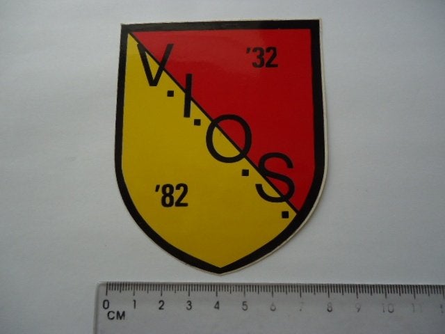 sticker 1982 VIOS Beltrum voetbal club berkelland achterhoek, Ophalen of Verzenden, Zo goed als nieuw