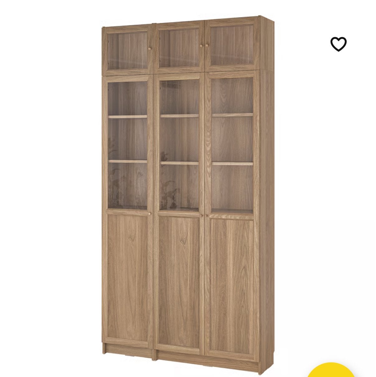 NIEUW IKEA BILLY / OXBERG Boekenkast met glazen deuren, Huis en Inrichting, Kasten | Boekenkasten, Ophalen, 100 tot 150 cm, 200 cm of meer