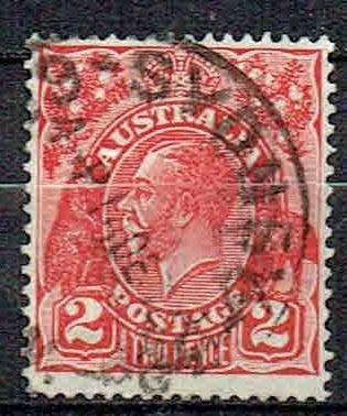 Australie 1934 Koning George, Verzenden, Gestempeld, Koningshuis
