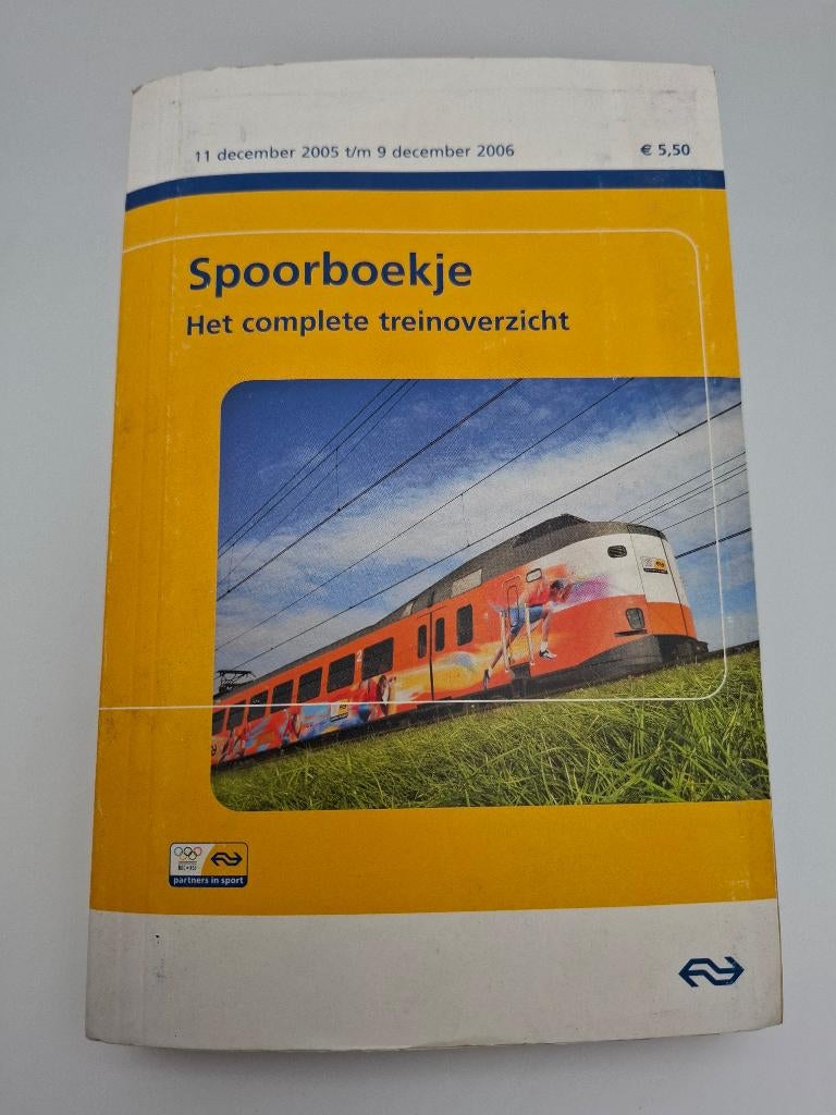 spoorboekje NS 2006, Verzamelen, Spoorwegen en Tramwegen, Verzenden, Gebruikt, Trein, Boek of Tijdschrift