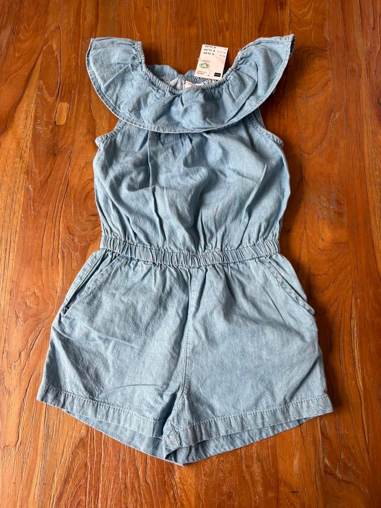 NIEUWE spijker jumpsuit van HEMA maat 86/92, Kinderen en Baby's, Babykleding | Maat 86, Ophalen of Verzenden, Zo goed als nieuw