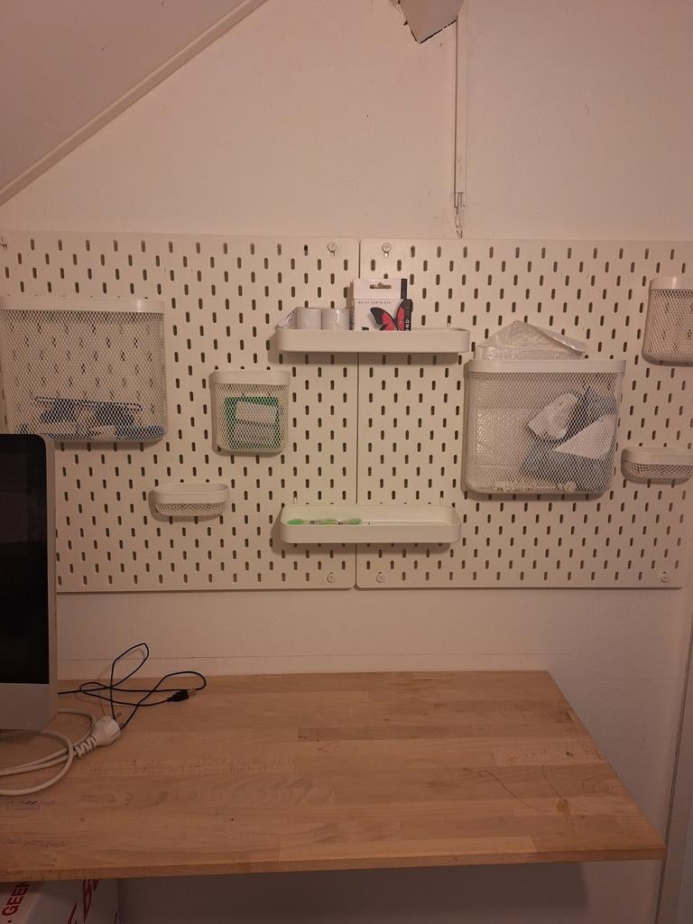 IKEA Skadis Opbergsysteem met Accessoires, Ophalen of Verzenden, Gebruikt