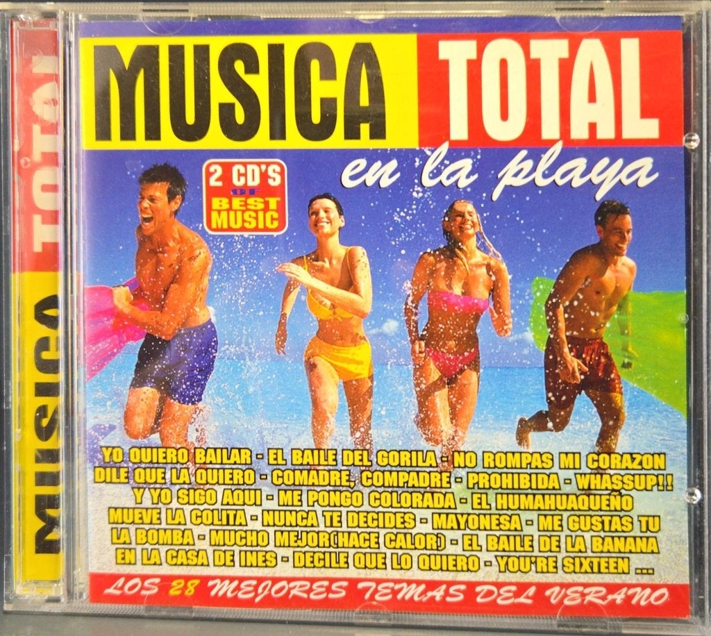 Musica total en la playa = 2cd = 1,49, Cd's en Dvd's, Cd's | Verzamelalbums, Ophalen of Verzenden, Zo goed als nieuw, Latin en Salsa
