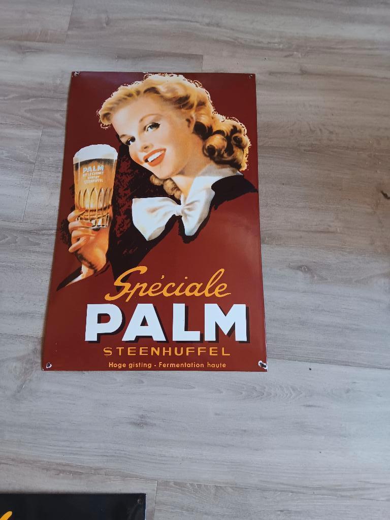 Bier reclamebord, Ophalen, Gebruikt, Reclamebord