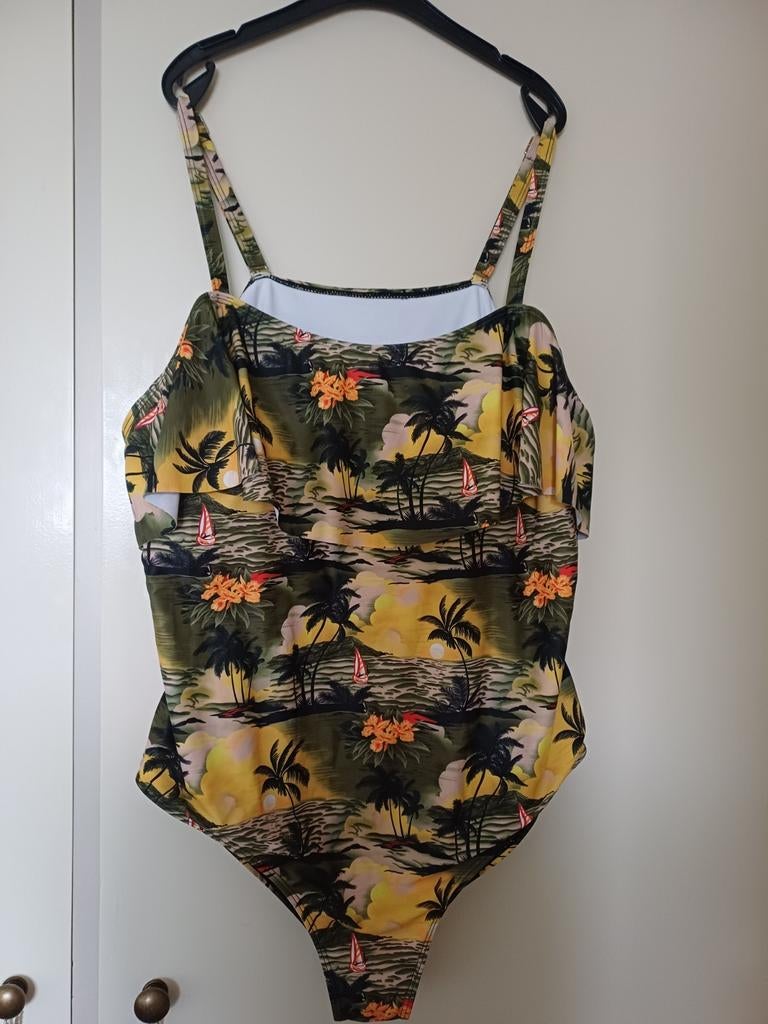 Nieuw 4XL Badpak met schootje en versteviging, Overige kleuren, Nieuw, Badpak, Ophalen of Verzenden