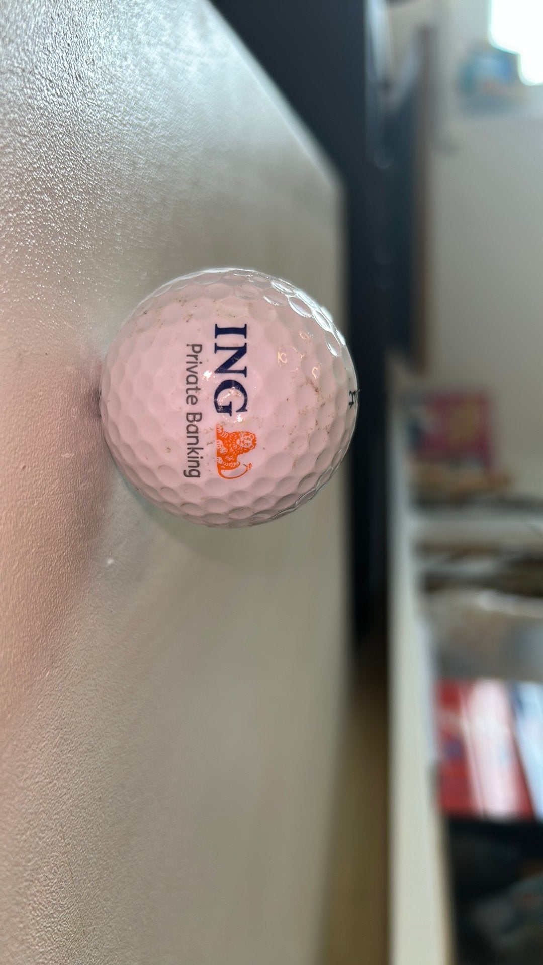 ING golfbal te koop, Ophalen of Verzenden, Zo goed als nieuw, Bal(len), Overige merken