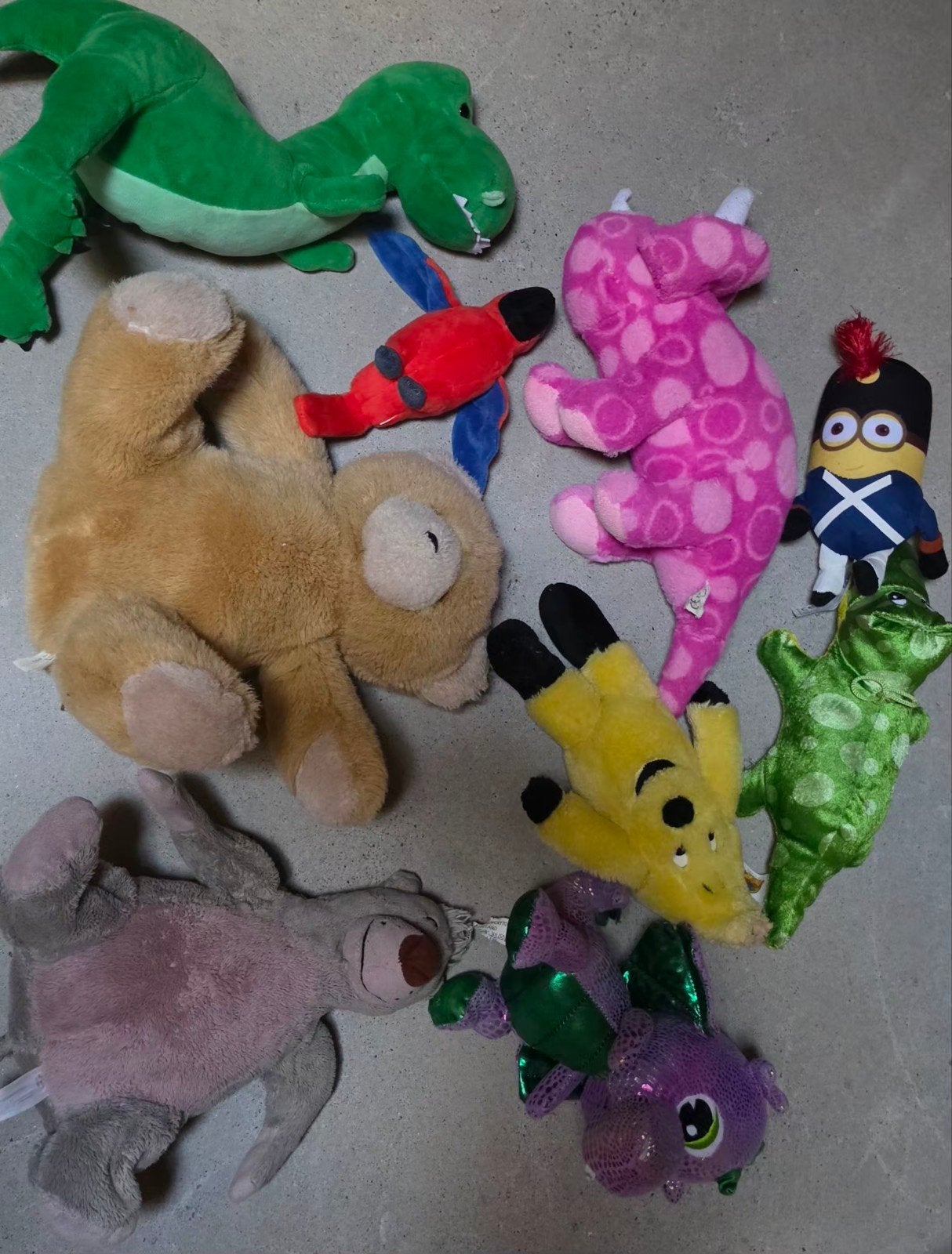 Grote verzameling knuffels en puzzel Monkey Madness Dinos, Overige merken, Ophalen of Verzenden, Middelgroot (20 tot 80 cm), Gebruikt