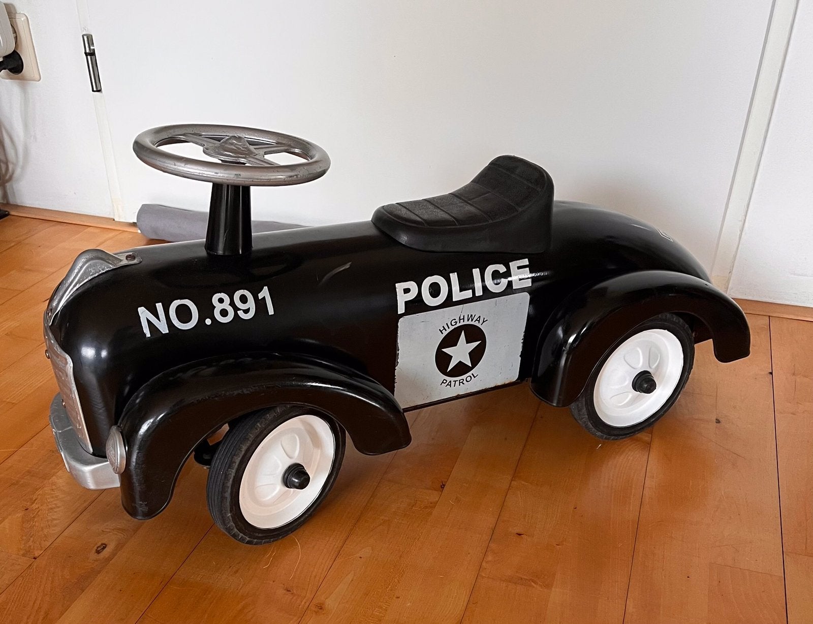 Goki loop auto - Politie nr 891, Ophalen of Verzenden, Zo goed als nieuw, Loopvoertuig