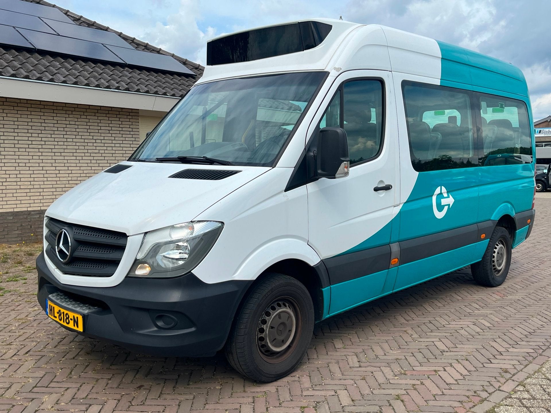 Mercedes-Benz Sprinter 313 2.2 BlueTEC 366 HD 9PERS BJ. 2015, Auto's, Automaat, Achterwielaandrijving, Gebruikt, Bedrijf