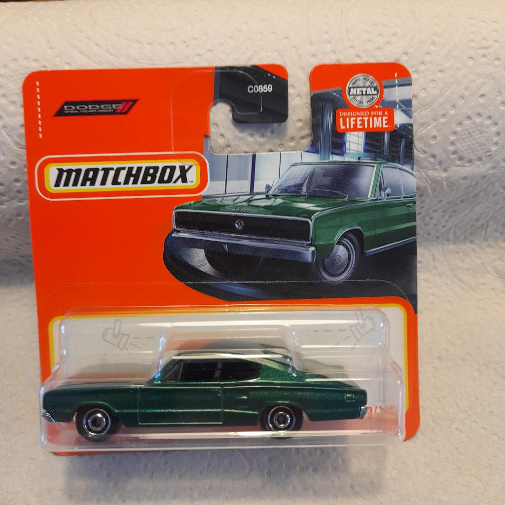 Matchbox '66 Dodge Charger., Ophalen of Verzenden, Nieuw, Auto