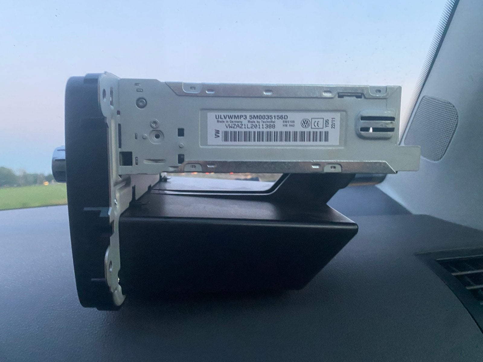 Volkswagen Polo 2011 Radio - Origineel VW Onderdeel, Ophalen of Verzenden, Gebruikt