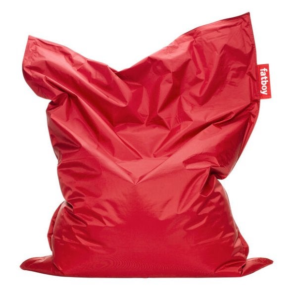 Heerlijk grote Fatboy Original zitzak 140x180 vuurrood ZGAN, Huis en Inrichting, Ophalen, Zo goed als nieuw, Rood, Zitzak