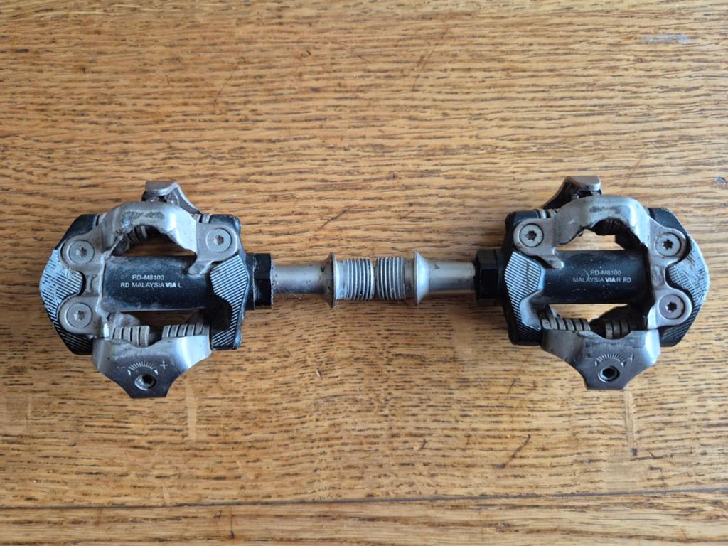 Shimano m8100 spd pedalen., Ophalen of Verzenden