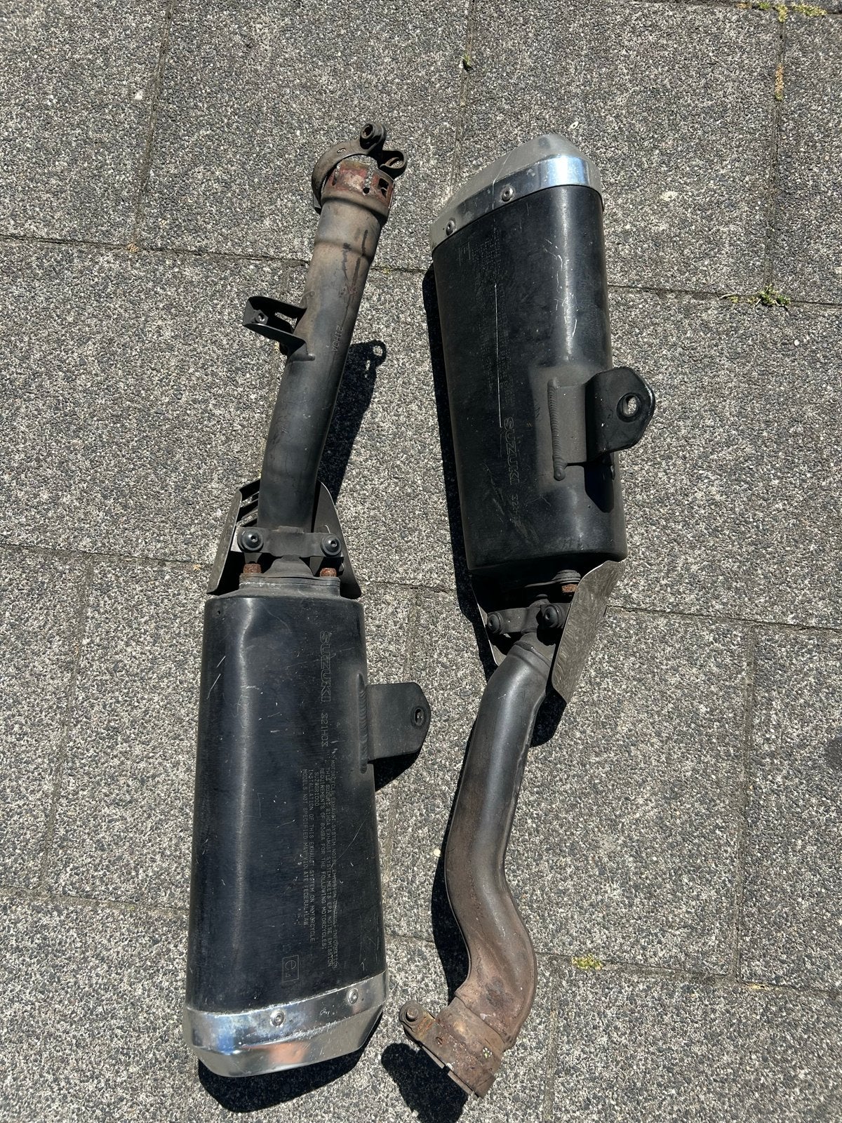 Suzuki GSXR 1000 K8 Uitlaten Links en Rechts, Ophalen of Verzenden, Gebruikt