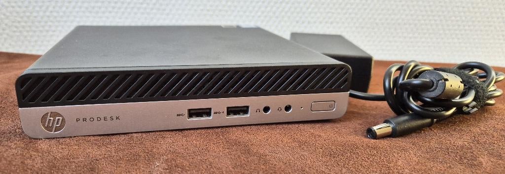 STUNTPRIJS Energie Zuinige Micro PC/HP Prodesk 400 G4, Computers en Software, Desktop Pc's, 256 GB, Met monitor, 8 GB, Refurbished
