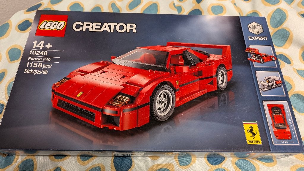 LEGO 10248 Ferrari F40, Ophalen of Verzenden, Zo goed als nieuw
