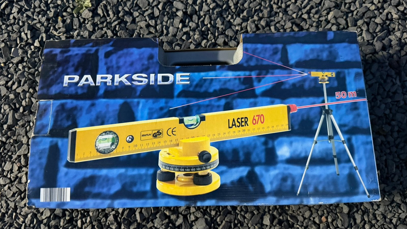 Parkside Laser Waterpas - Laser 670 nieuw, Ophalen, Gebruikt, Licht