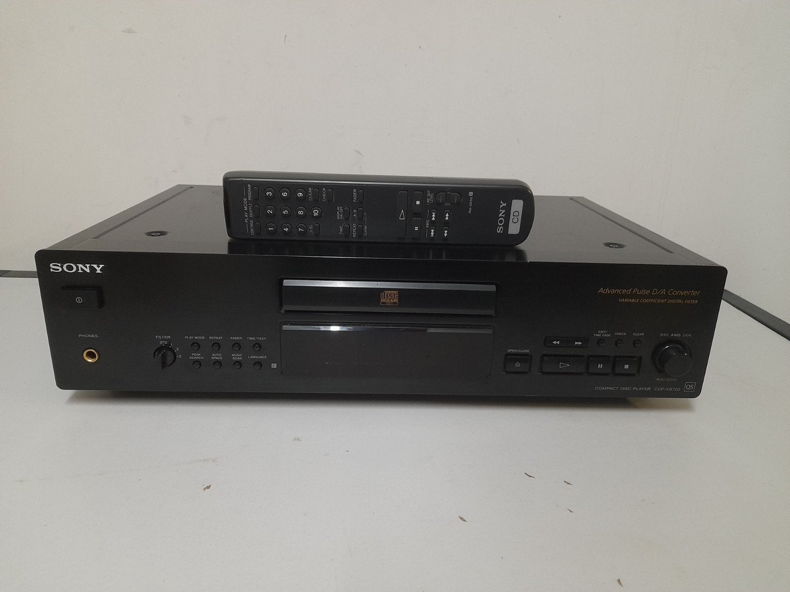 Sony compact disc player CDP-XB720 QS, Audio, Tv en Foto, Ophalen of Verzenden, Gebruikt, Sony