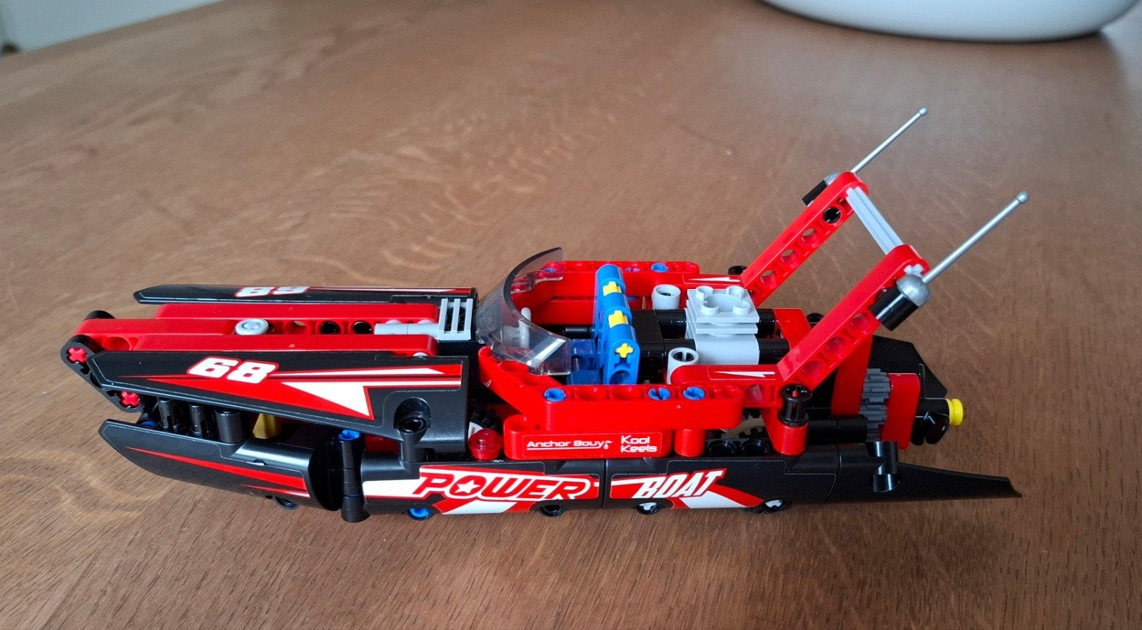 Lego Technic, raceboot / powerboat, 42089, Lego, Ophalen of Verzenden, Zo goed als nieuw, Technic