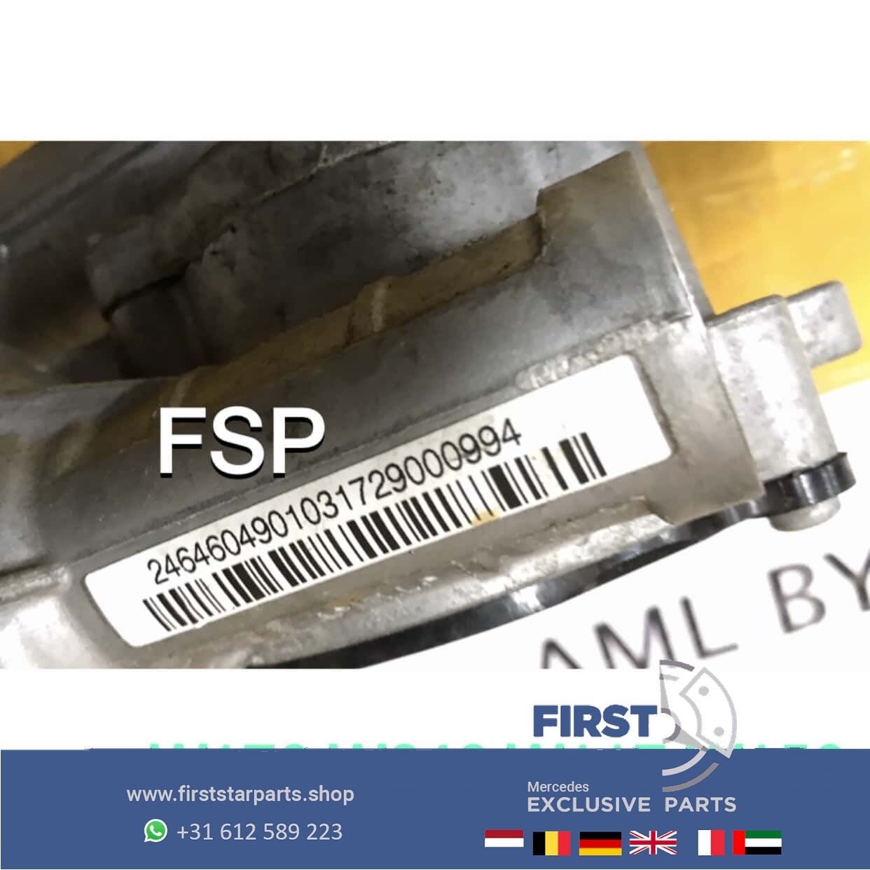 A2464604901 Stuurhuis COMPLEET Mercedes W176 A W246 B W117 C, Gebruikt, -, Ophalen of Verzenden, -