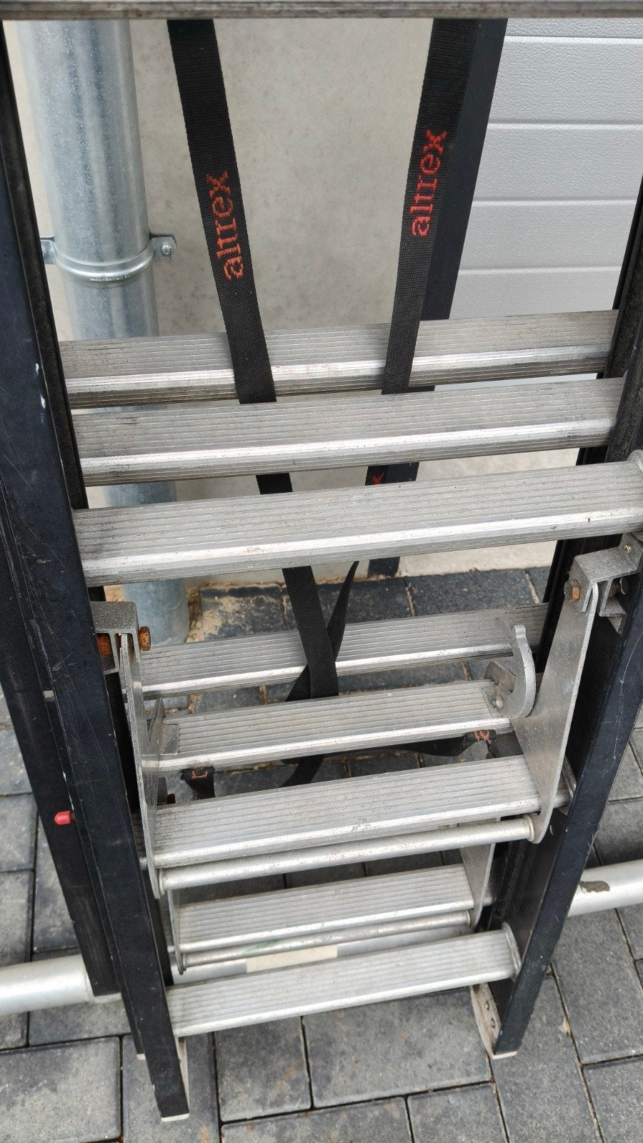 Altrex Mounter 3x10 sports reformladder ladder aluminium, Ophalen, Gebruikt, Ladder, Opvouwbaar of Inschuifbaar