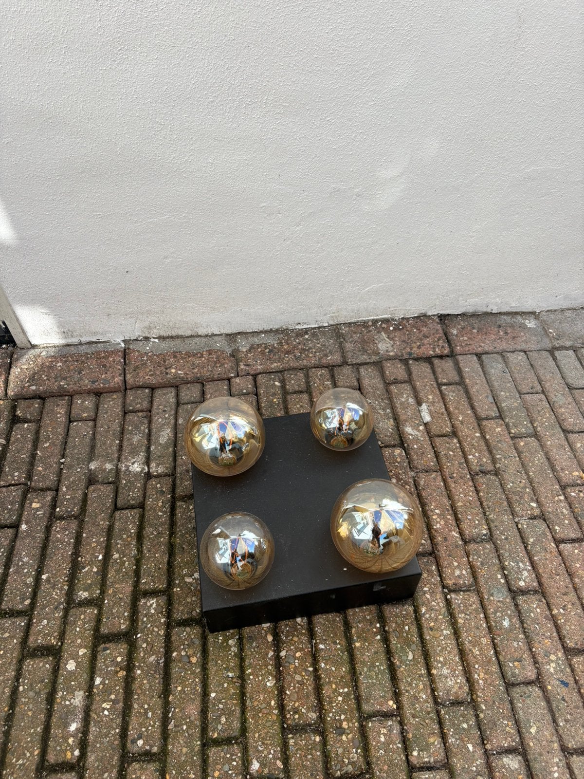Plafonniere, Huis en Inrichting, Ophalen, Zwart, Zo goed als nieuw, Plafondlamp