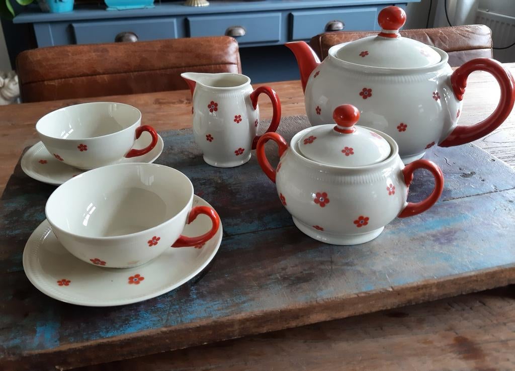 Vintage theeservies., Ophalen of Verzenden