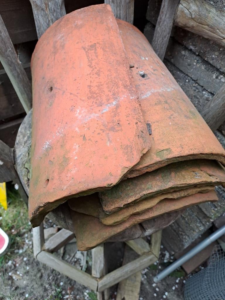 Oudhollandse nokvorsten, Doe-het-zelf en Verbouw, Ophalen, Steen of Klei, 15 m² of meer, Dakpannen