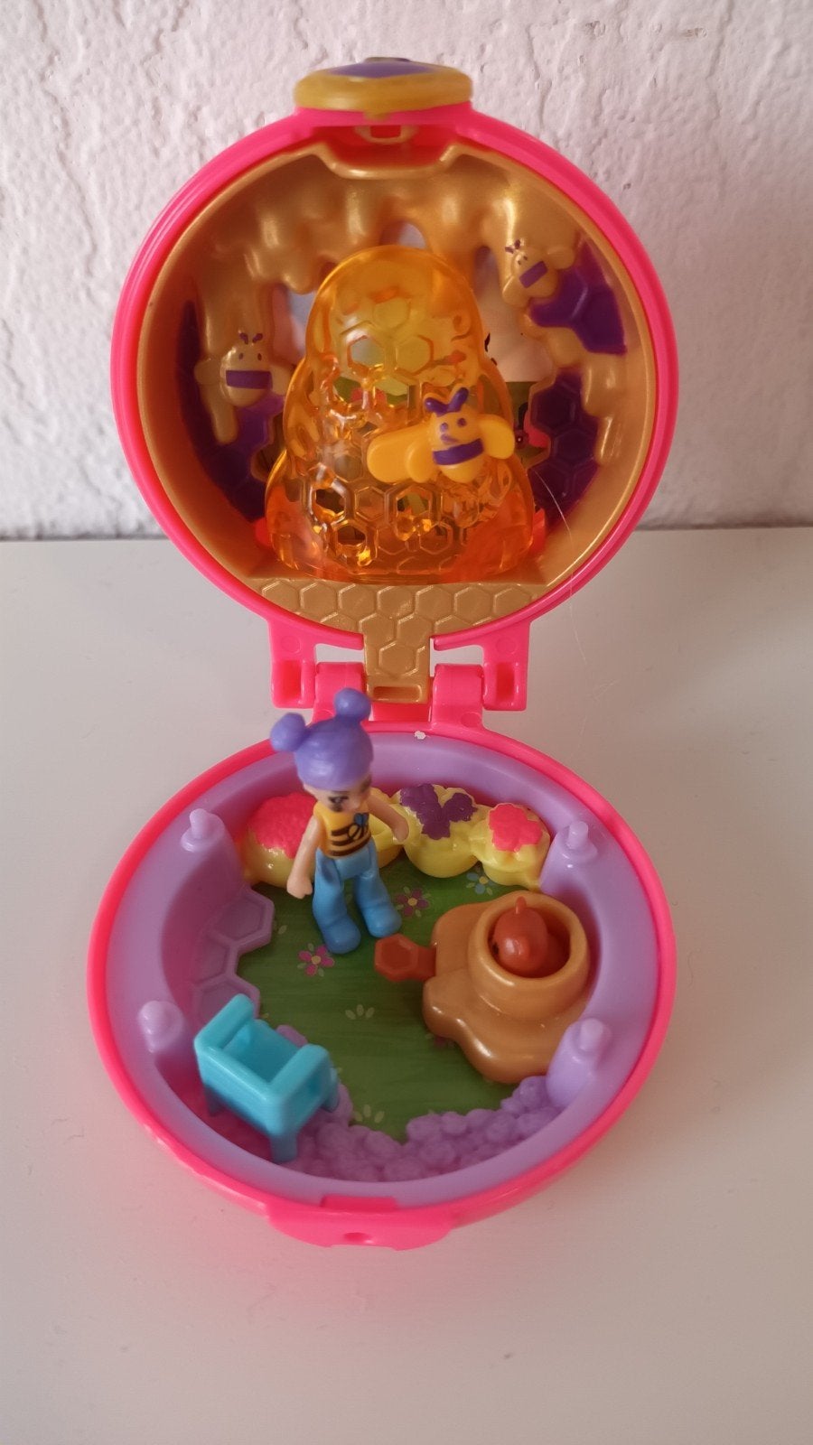 Polly Pocket, imker, compacte speelset, Ophalen of Verzenden, Zo goed als nieuw, Jongen of Meisje