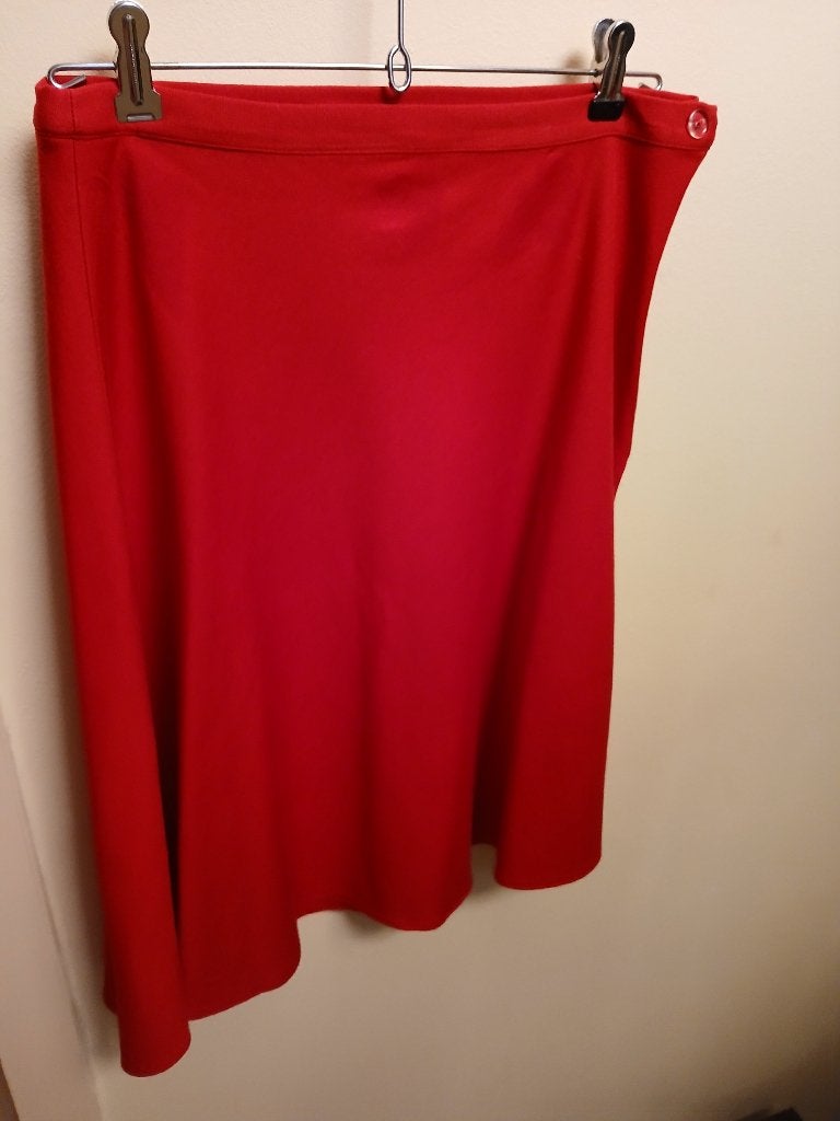 Very Cherry Rok Rood L, Maat 42/44 (L), Ophalen of Verzenden, Zo goed als nieuw, Knielengte