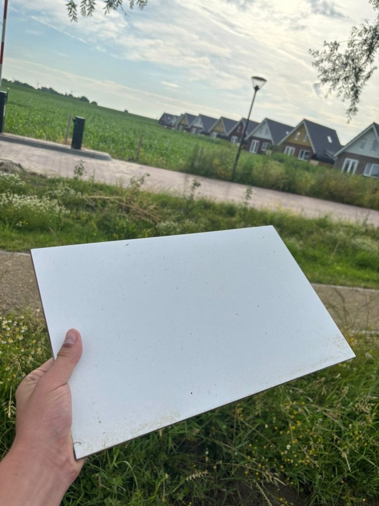 Badkamertegels 20x40 wit 1,04, Ophalen, 40 tot 60 cm, Zo goed als nieuw, 20 tot 40 cm