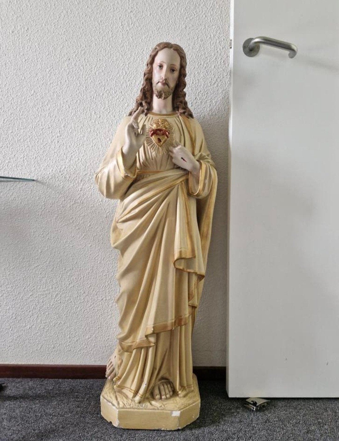 Antiek beeld • Jezus christus • 1 meter hoog, Ophalen