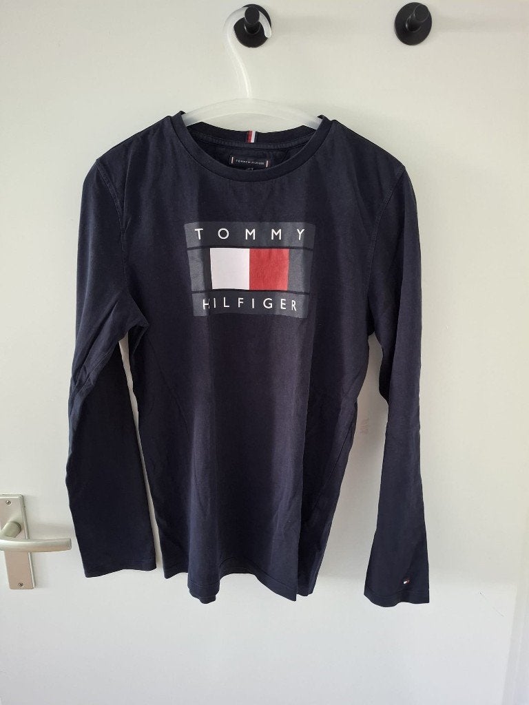 Longsleeve van Tommy Hilfiger, Gebruikt, Jongen of Meisje, Ophalen of Verzenden, Tommy Hilfiger
