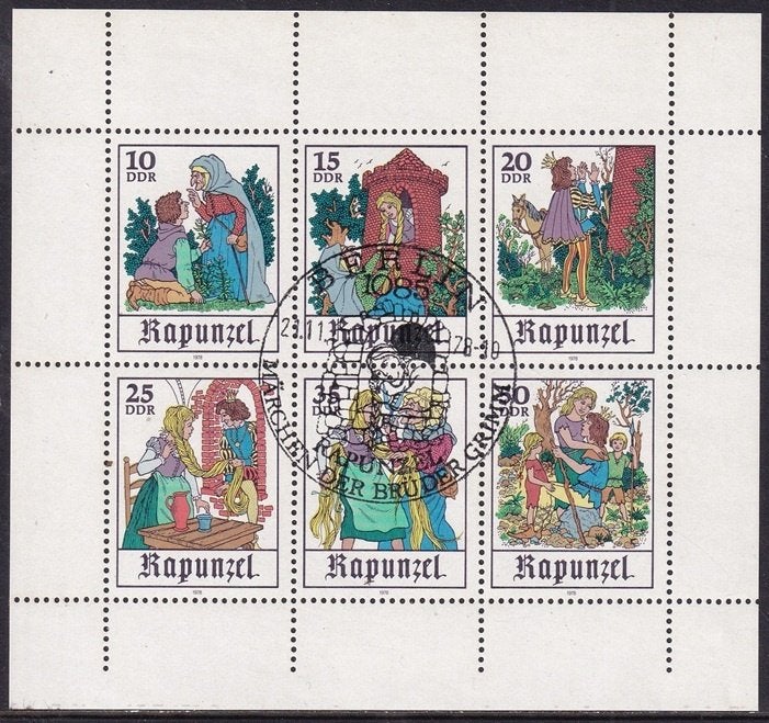 B500 - DDR Oost Duitsland michel 2382/2387 gestempeld in, Verzenden, DDR, Gestempeld