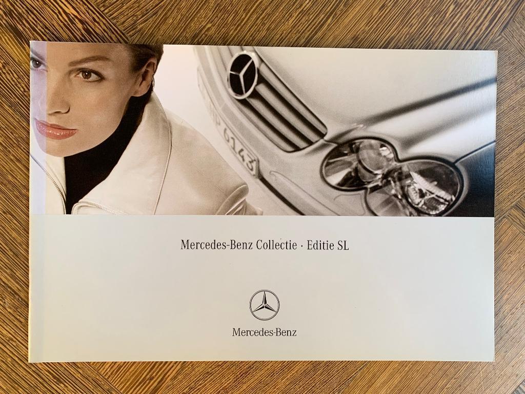 Folder Mercedes-Benz SL-klasse R230 Collectie 2001, Nieuw, Mercedes-Benz, Mercedes, Ophalen of Verzenden