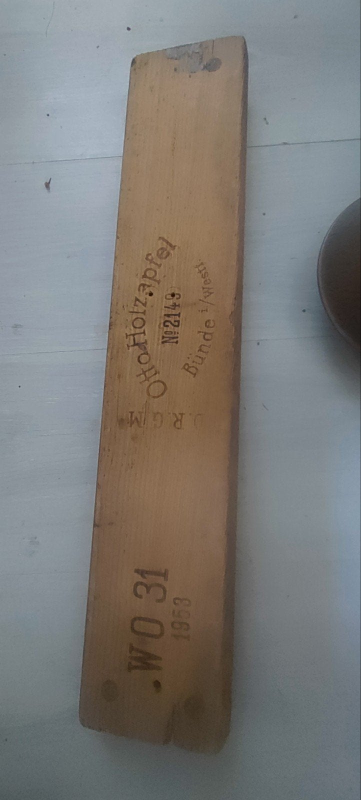 Vintage Sigarenvorm Deel - Otto Holzapfel WO 31, 1958, Ophalen of Verzenden