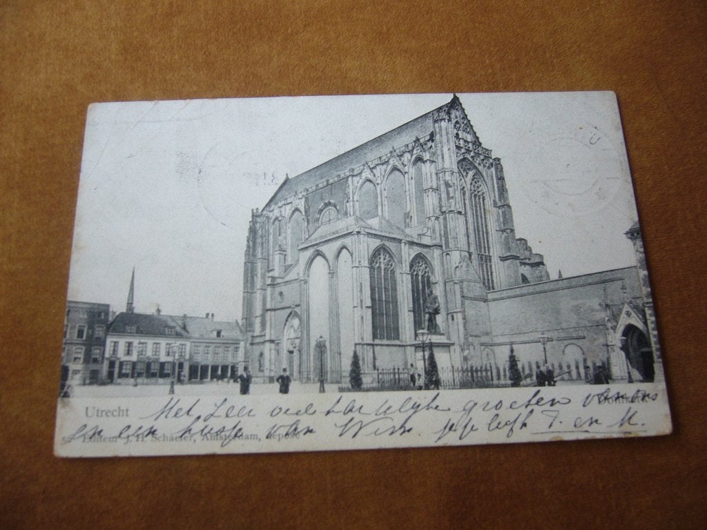 UTRECHT  =  DOMKERK BRIEFKAART  1911, Ophalen of Verzenden, Voor 1920, Gelopen, Utrecht