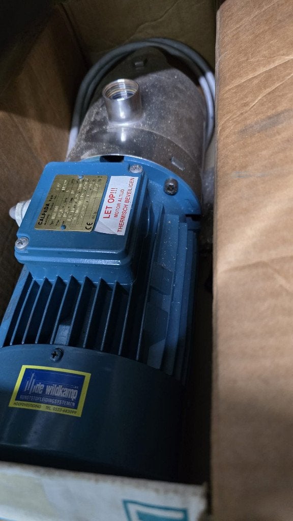 Calpeda centrifugaalpomp MXH 804 1,5 kW 400V, Tuin en Terras, Ophalen of Verzenden, Zo goed als nieuw, Elektrisch, Overige typen