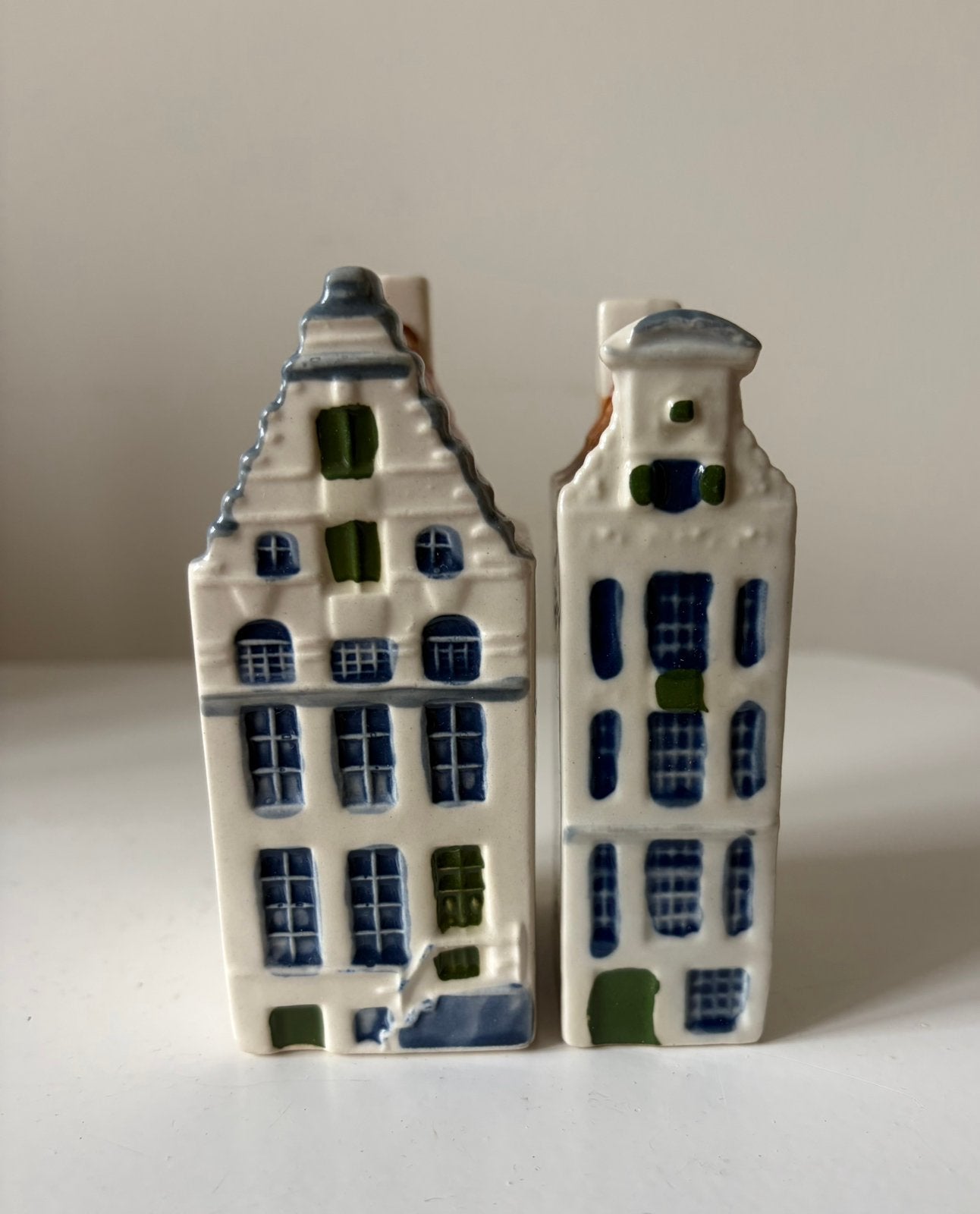 Keramische grachtenpanden, Amsterdam. (2), Ophalen of Verzenden