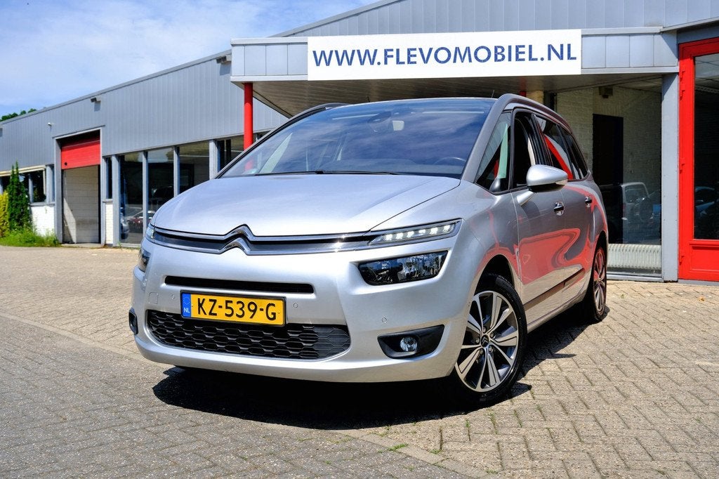 Citroen Grand C4 Picasso 1.6 BlueHDi Shine 7-pers Navi|1e Ei, Auto's, Voorwielaandrijving, Stof, Gebruikt, Euro 6
