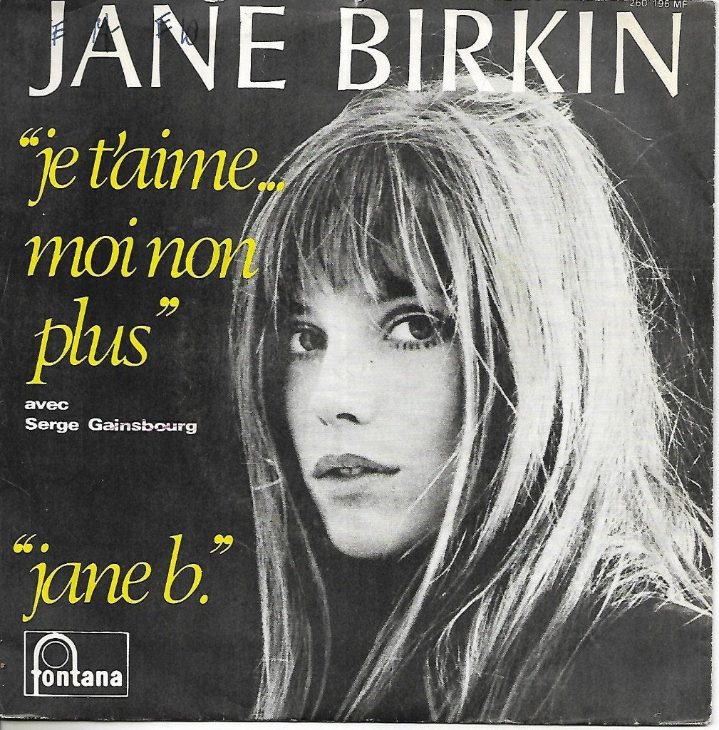 Jane Birkin - Je t`aime ...moi non plus, Ophalen of Verzenden, Gebruikt, 7 inch, Pop
