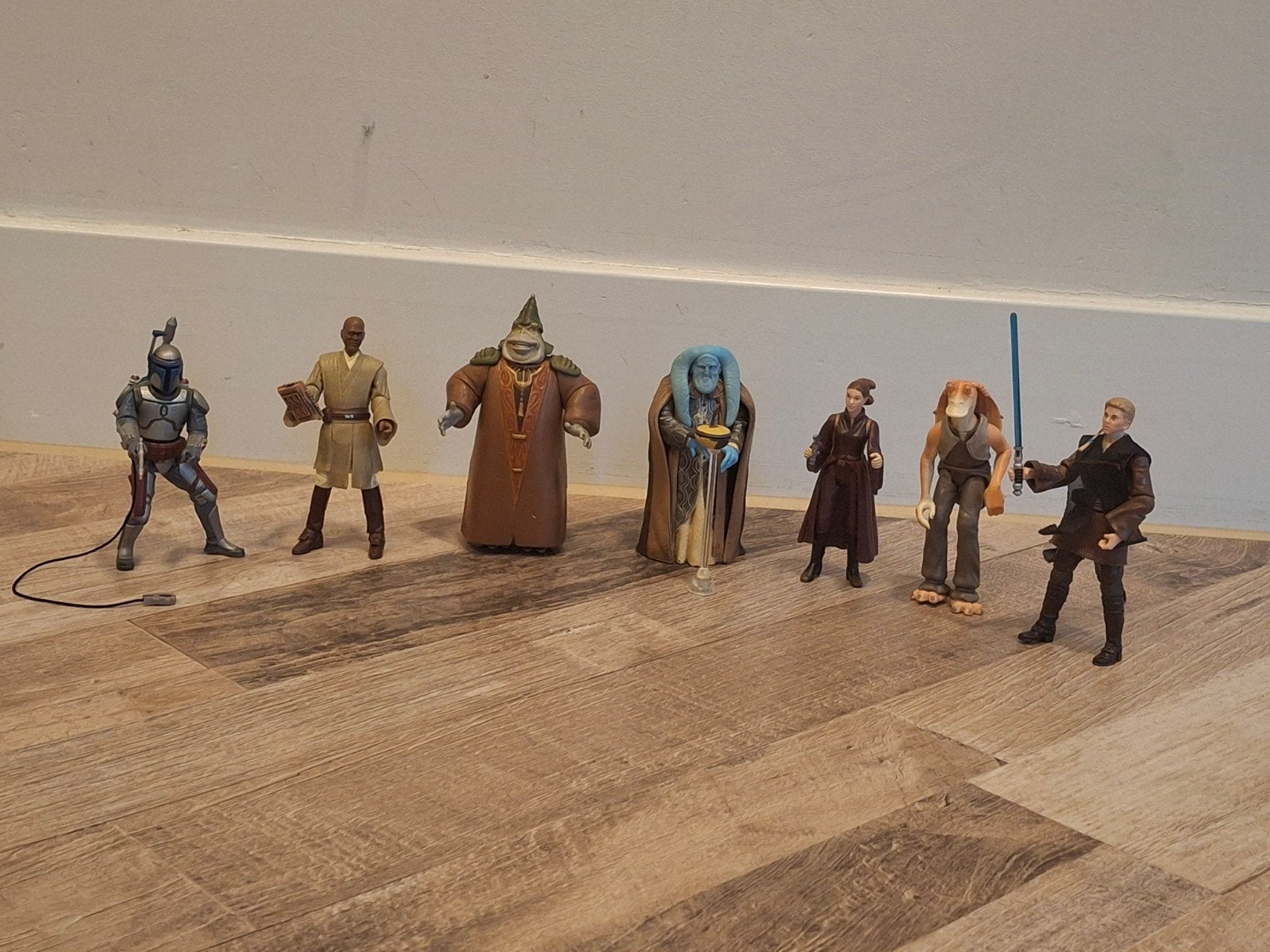 Star Wars Modern 3.75 inch 7 figuren episode 1 en 2, Ophalen of Verzenden, Zo goed als nieuw, Actiefiguurtje