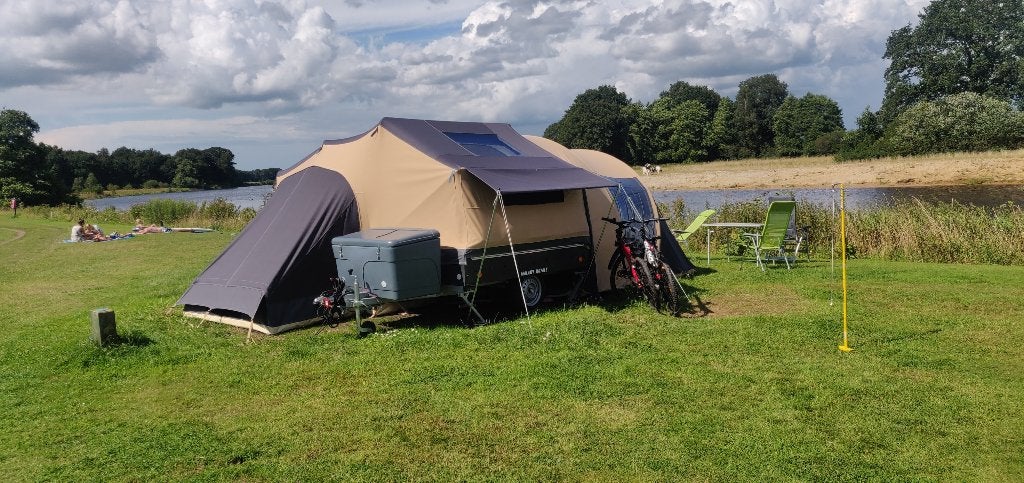 Dit weekend 7500 euro. Vouwwagen Cabanon Malawi Royale 2.0, Ophalen, Beige, Tot en met 3, Cabanon