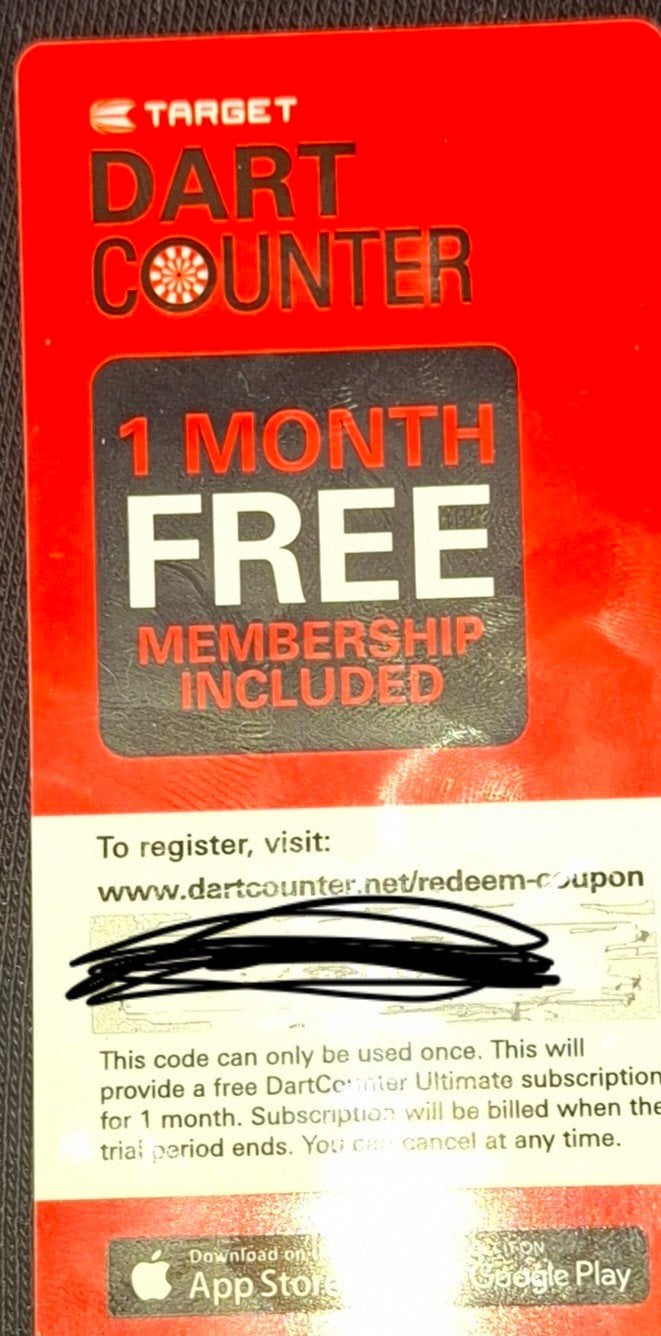 1 maand gratis dartcounter ultimate nieuwe gebruikers, Boeken, Informatica en Computer, Ophalen, Nieuw, Software