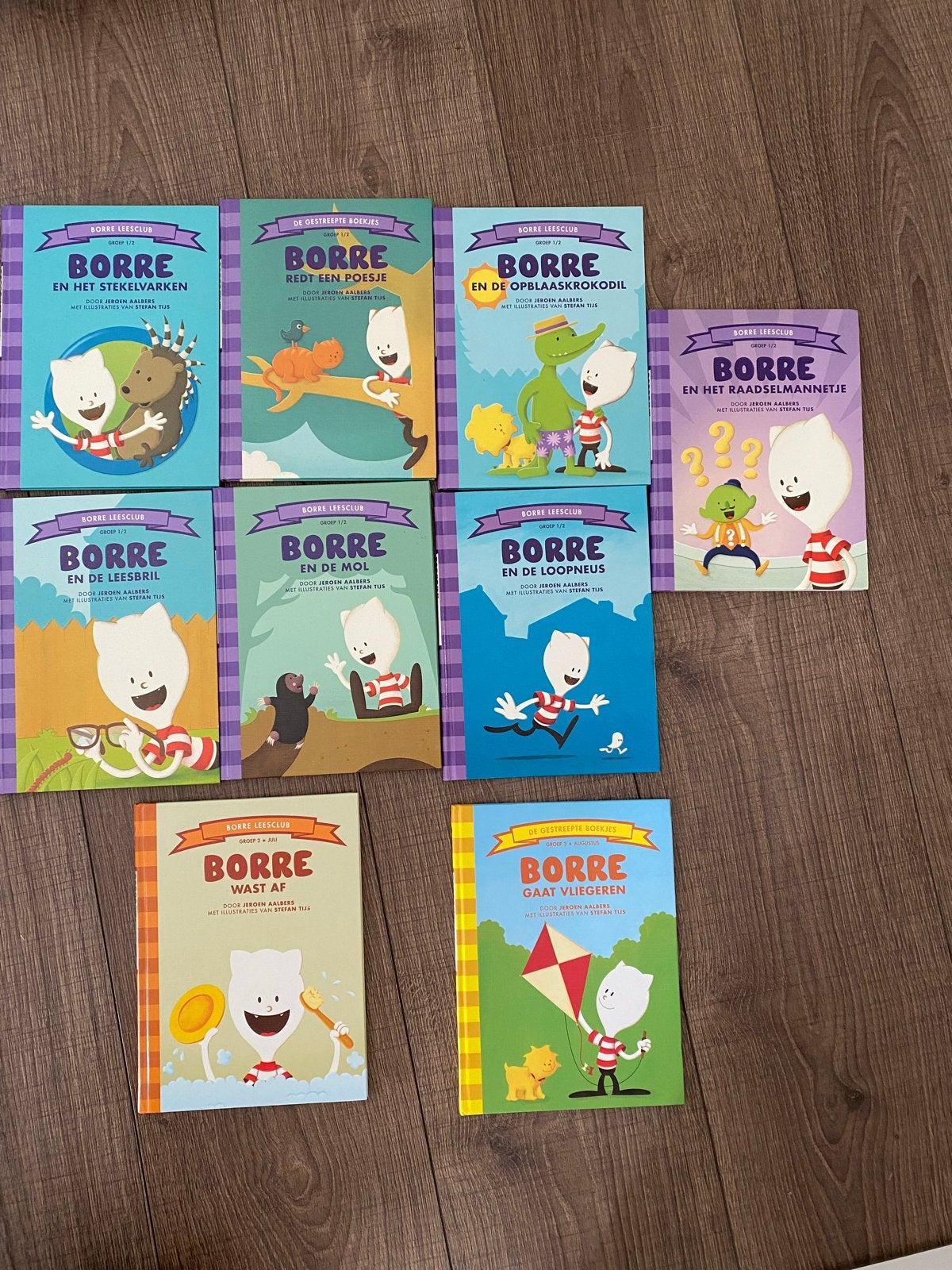 Borre leesboekjes - 7x groep 1/2, 1x groep 2, 1x groep 3, Boeken, Ophalen of Verzenden, Gelezen, Fictie algemeen