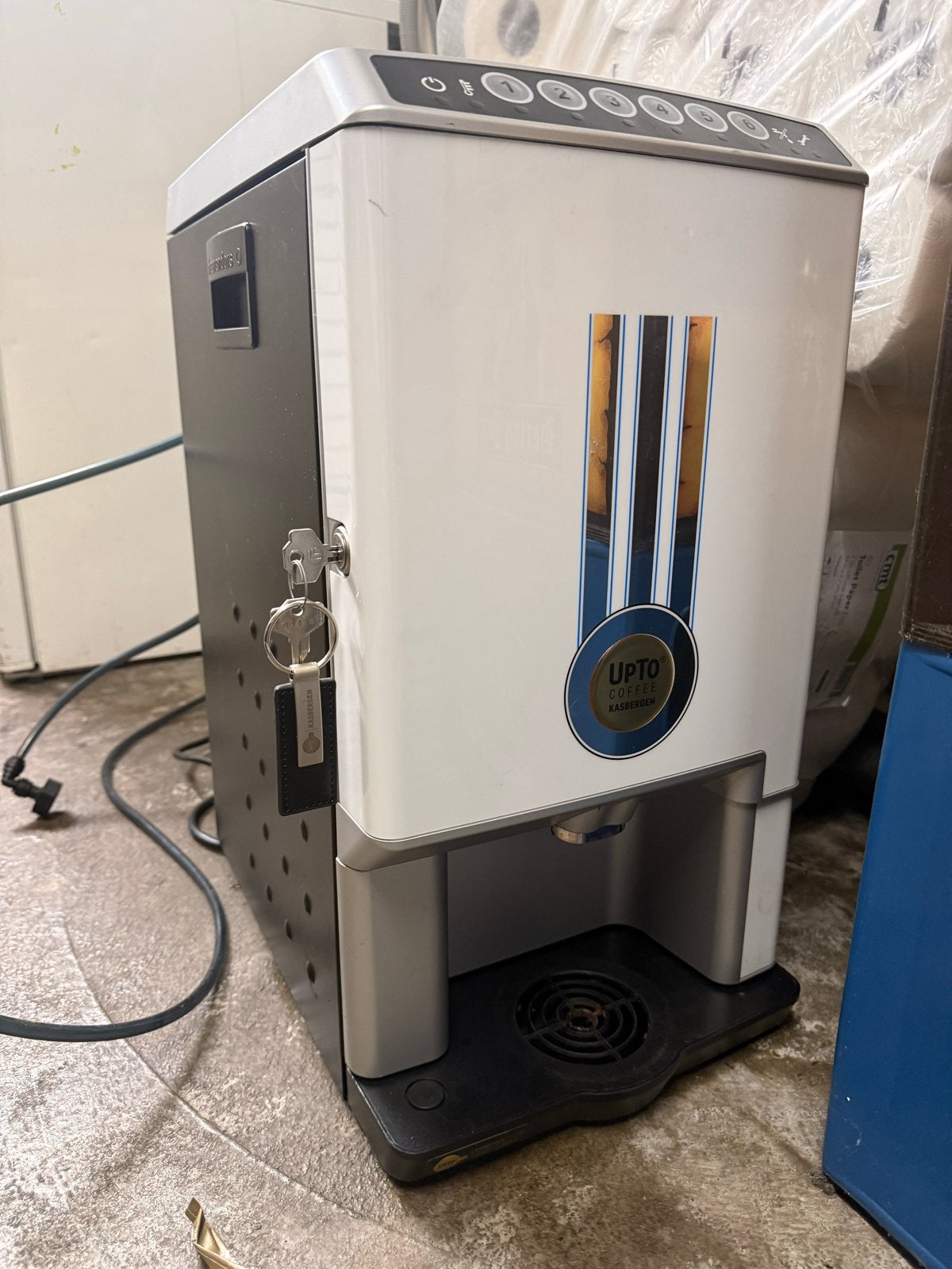 Koffiemachine lees beschrijving, Ophalen, 10 kopjes of meer, Koffiemachine, Koffiebonen