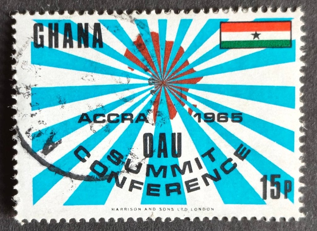 GHANA - Organisatie van Afrikaanse staten 1965, Verzenden, Overige landen, Gestempeld