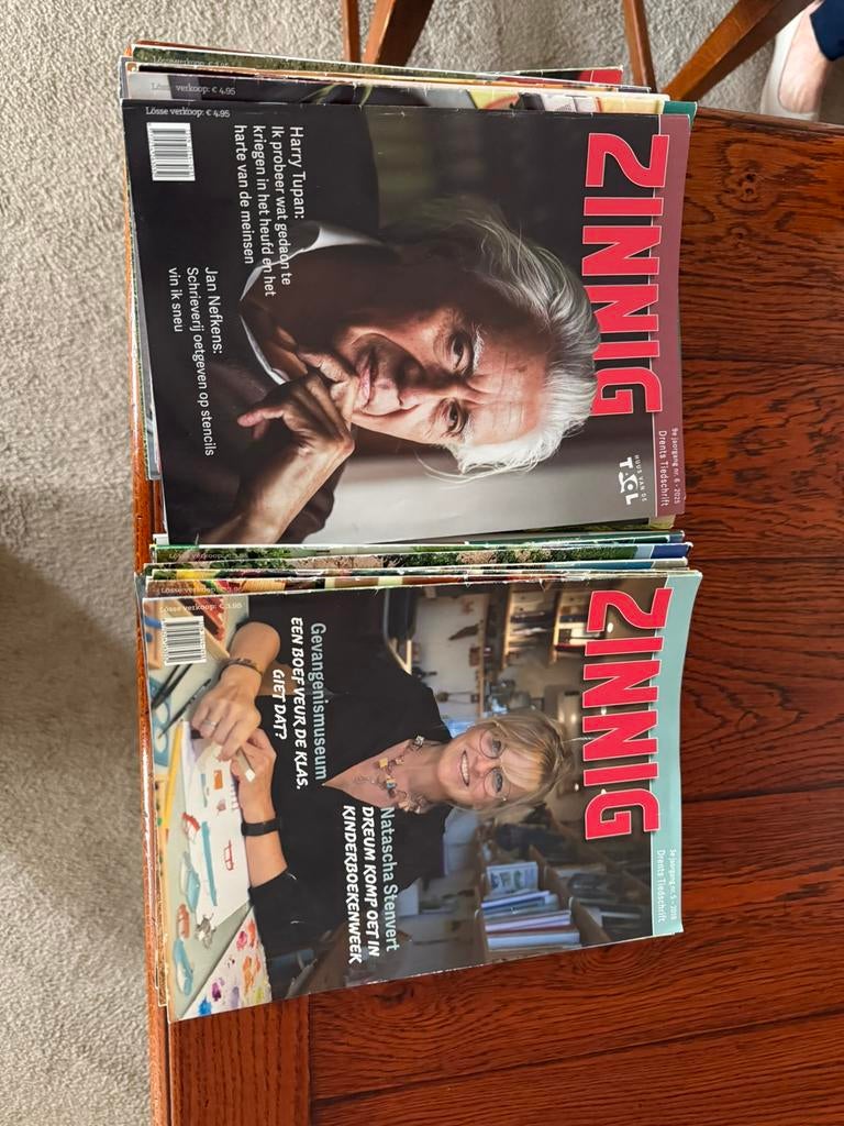 Zinnig, Boeken, Tijdschriften en Kranten, Ophalen, Gelezen